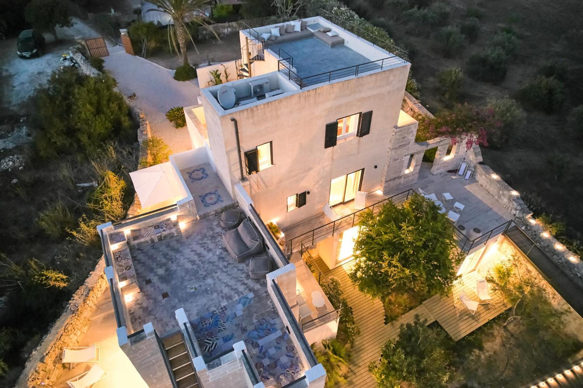 Villa Rocce Bianche ファヴィニャーナ エクステリア 写真