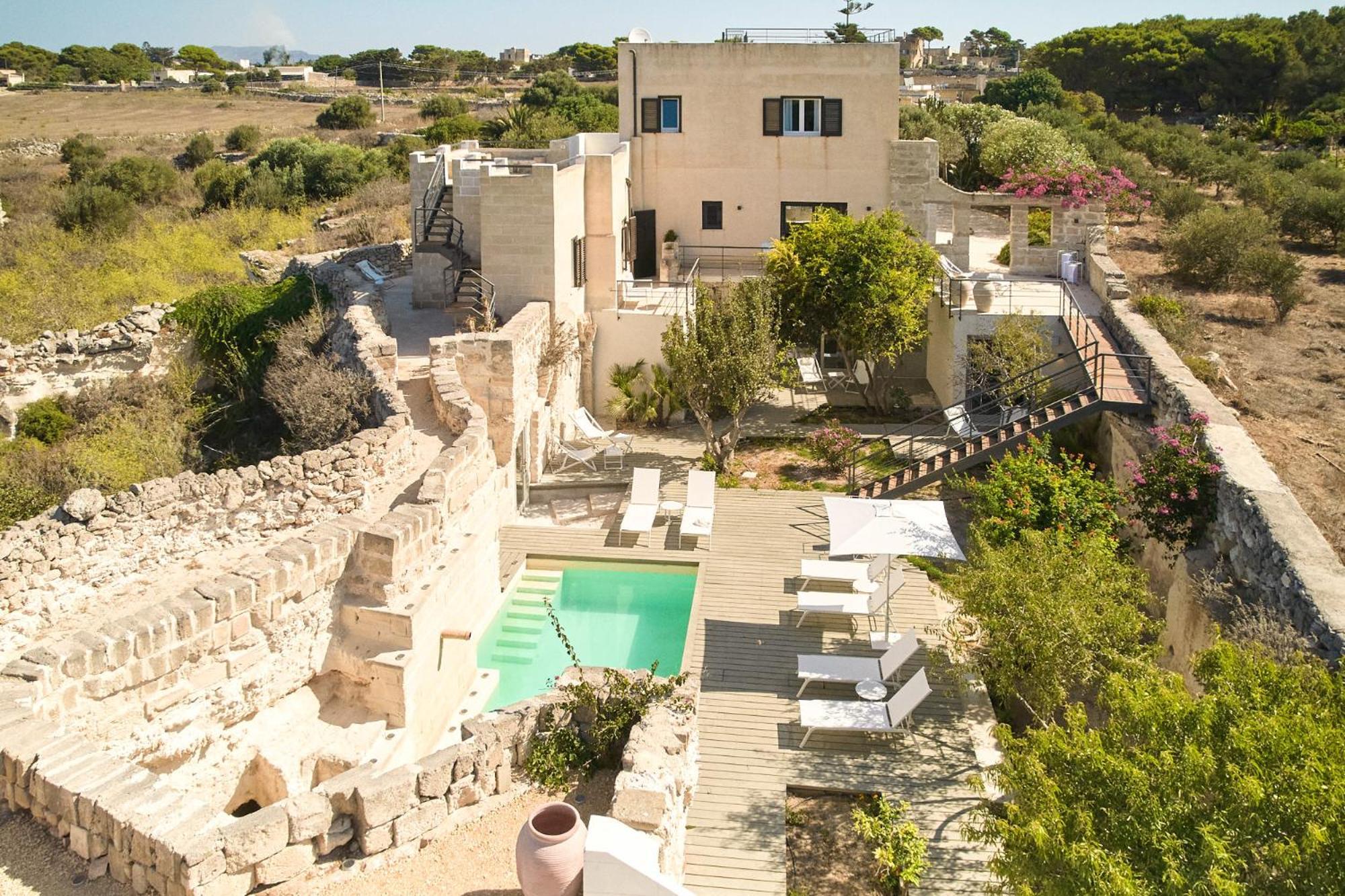 Villa Rocce Bianche ファヴィニャーナ エクステリア 写真